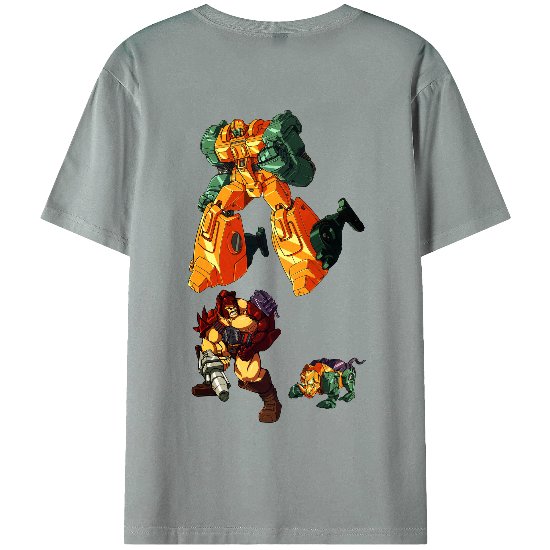 （画像用）  綿100％ メンズ半袖Tシャツ（バックプリント） 通気性